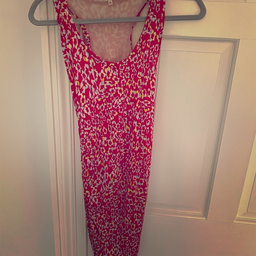 Rachel Rachel Roy stretchy red floral midi dress - Picture 1 of 5
